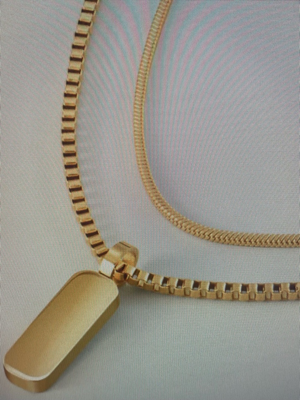 Sylvian Grant Gold minimal pendant duo necklace Women Jewelry -